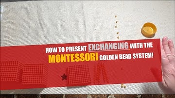 How To Present EXCHANGING/DYNAMIC Addition & Subtraction with the MONTESSORI Golden Beads!