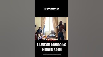 Thumbnail of Lil Wayne recording Swagger like Us in HOTEL ROOM 🐐🔥💯 #Lilwayne #hiphop #Music