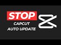 How to STOP Capcut PC From Updating Automatically!