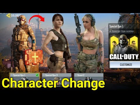 Call Of Duty Me Apne Player Ka Character Kaise Change Kare | Call Of Duty Mobile Character Change