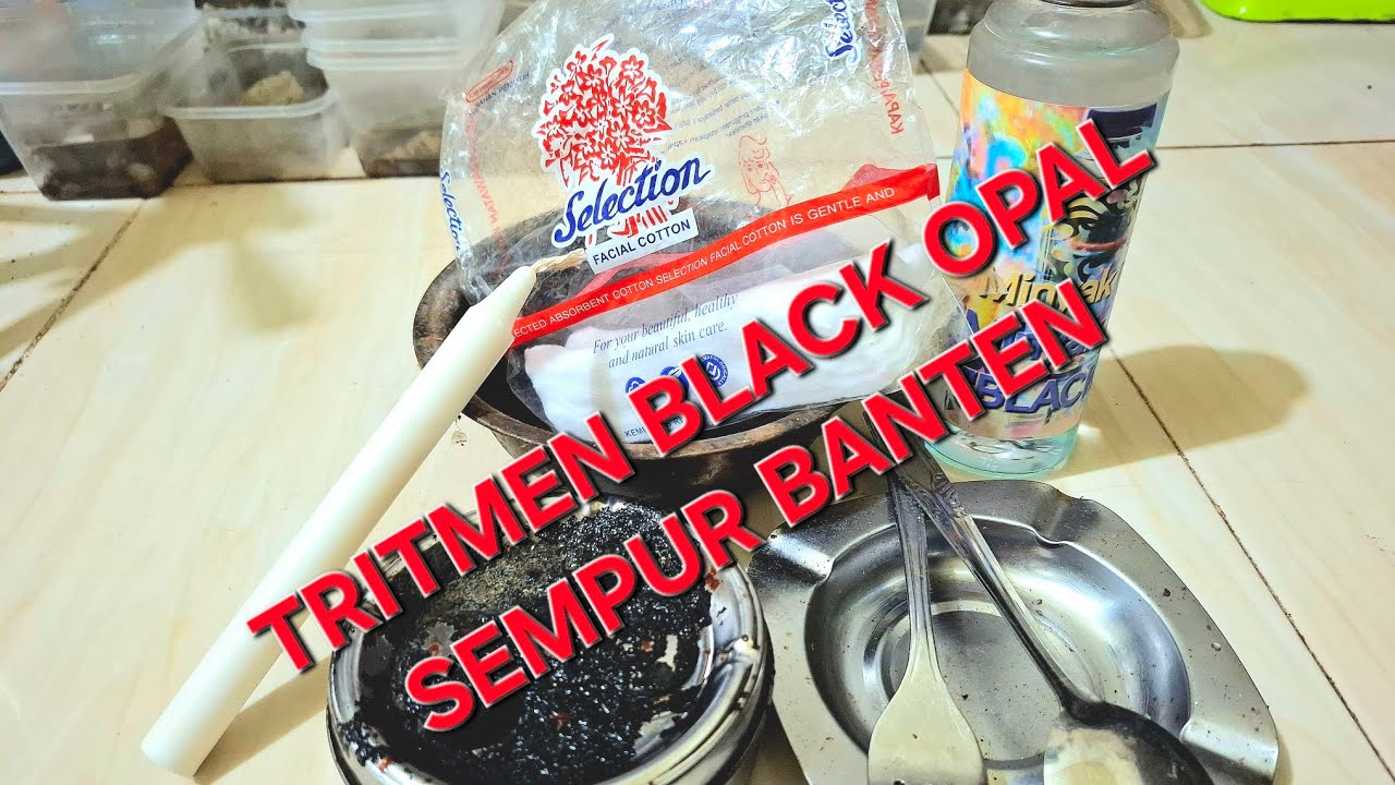 Cara mudah tritmen blek opal sempur banten anti pecah retak dan patah, tritmen blek opal paling aman