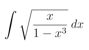 Integral of sqrt(x/(1 - x^3))