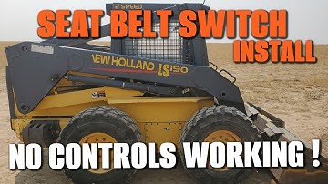 Skid Steers - Faulty Seat Switch - Loss off controls - Quick Fix !