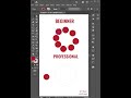 RotateTool in adobe illustrator Beginner Vs Professinal #rotate #tool #adobe #illustrator#shorts