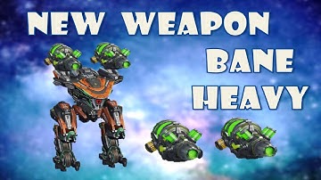 New heavy weapon Bane on Orochi test server gameplay war robots