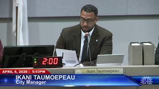 Las Cruces Council Meeting - April 6, 2026