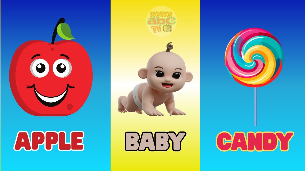 ABC phonics song | ABCD Rhymes for toddlers | A for Apple | Baby ABC ...