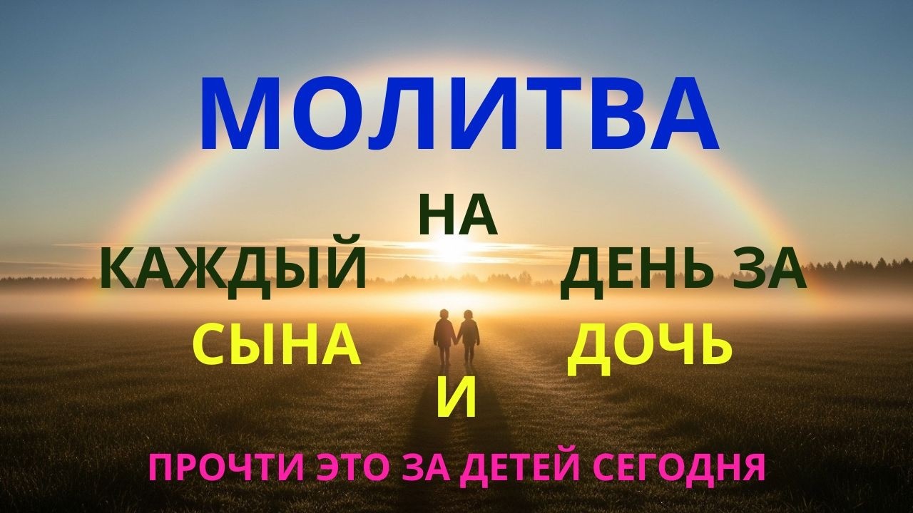 СИЛЬНАЯ МАТЕРИНСКАЯ МОЛИТВА ЗАЩИТЫ, КОТОРАЯ БЛАГОСЛОВЛЯЕТ ДЕТЕЙ НА ЖИЗНЬ И ПУТЬ.