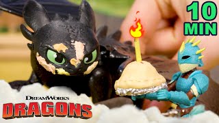 The BEST of Toothless!  How To Train Your Dragon Toy Play Stories