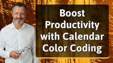 Boost Productivity with Calendar Color Coding