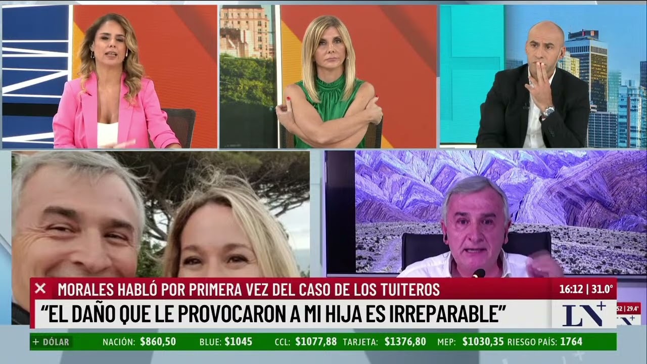 Morales habló por primera vez sobre los tuiteros: 