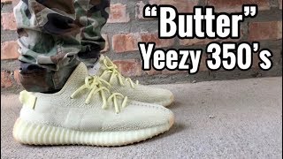 adidas yeezy butter on feet