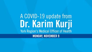 COVID-19 Update - November 9, 2020