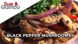 How to Cook Black Pepper Mushrooms Stir Fry Recipe by Sue and Gambo 3,373 views 9 months ago 3 minutes, 44 seconds