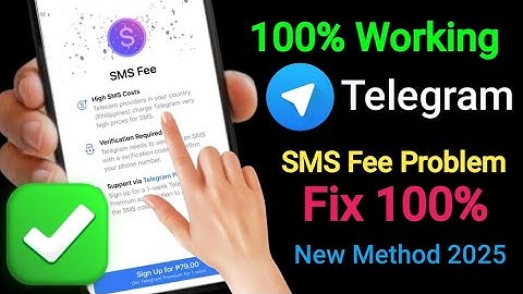 How to Fix Telegram Code SMS Problem (2025) | Fix Telegram SMS Fee Problem