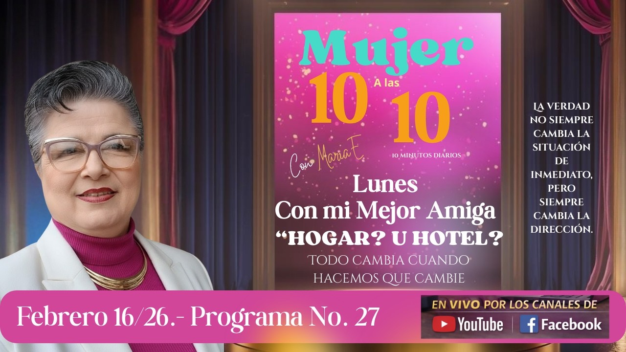 Programa No. 27.- ¿Tu casa es un hogar o un hotel? | Intervención Familiar Urgente