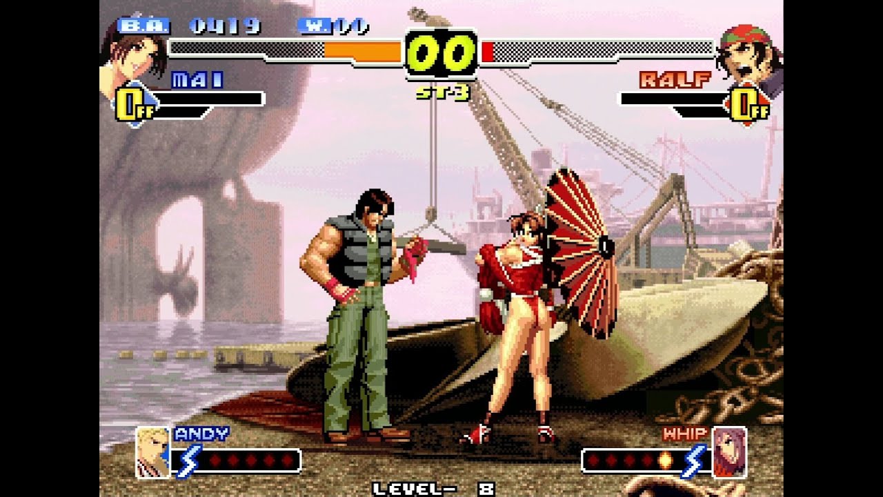 639: King of Fighters 2000 NEOGEO MVS \ Robert, Clark, Mai, Andy