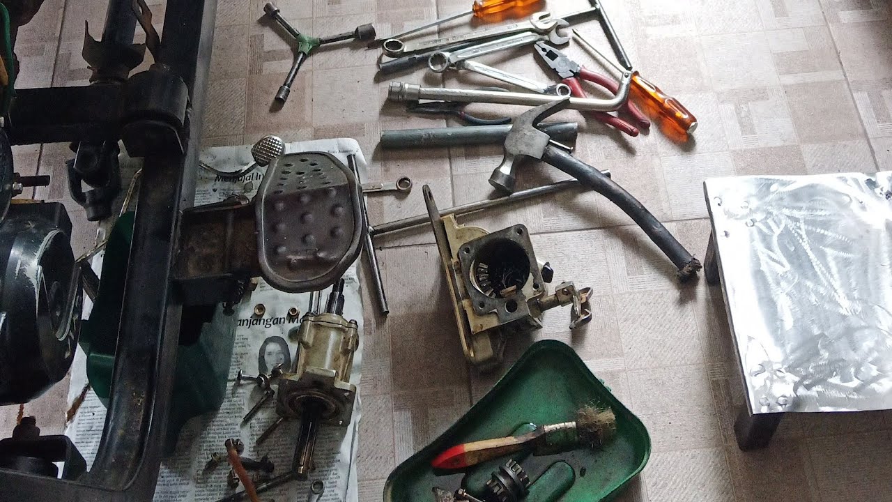 gigi lompat saat jalan nanjak pada motor viar karya roda tiga 