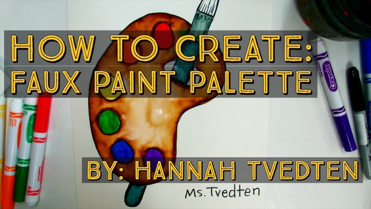 Artsonia After School Art Club Hannah Tvedten How to Create a Faux