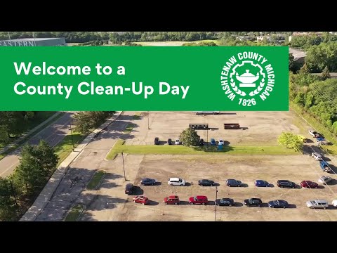 Washtenaw County Clean-Up Day Drone Video