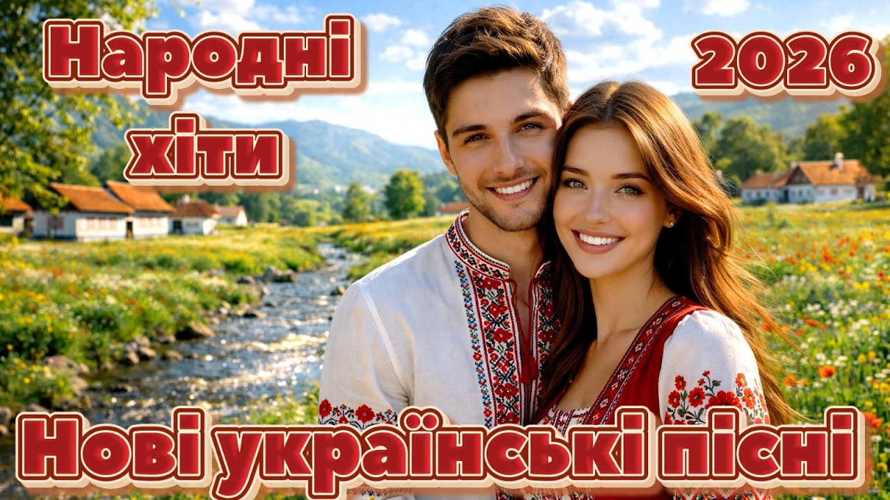 Нові українські пісні 2026 💛 Народні хіти | Весела збірка 😄