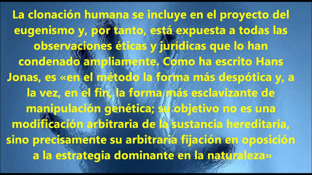 Curso de Bioética. Clonación Humana. 7/7 YouTube