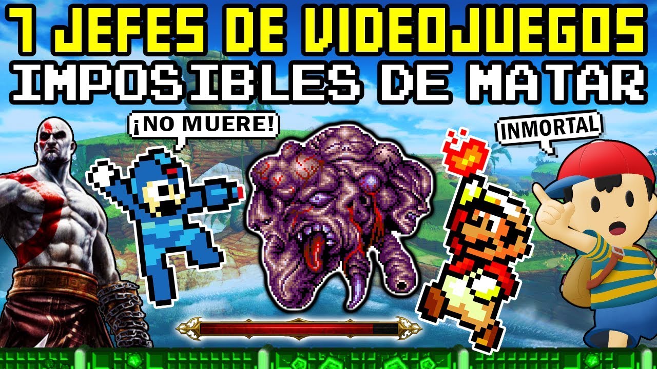 Top 7 Jefes en los Videojuegos Imposibles de Matar (NO Importa Cuanto lo Intentes)