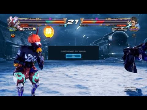 Eternal Ruler Hwoarang Disconnect Error VS Fujin Yoshimitsu Laggy PS4 Version 5 Tekken 7 20221001061