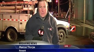 Residents jump to safety after Newark home catches fire