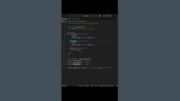 Factory Function with private variables 😱😎 | explain in 60 sec #short #shorts @mastiwithcode