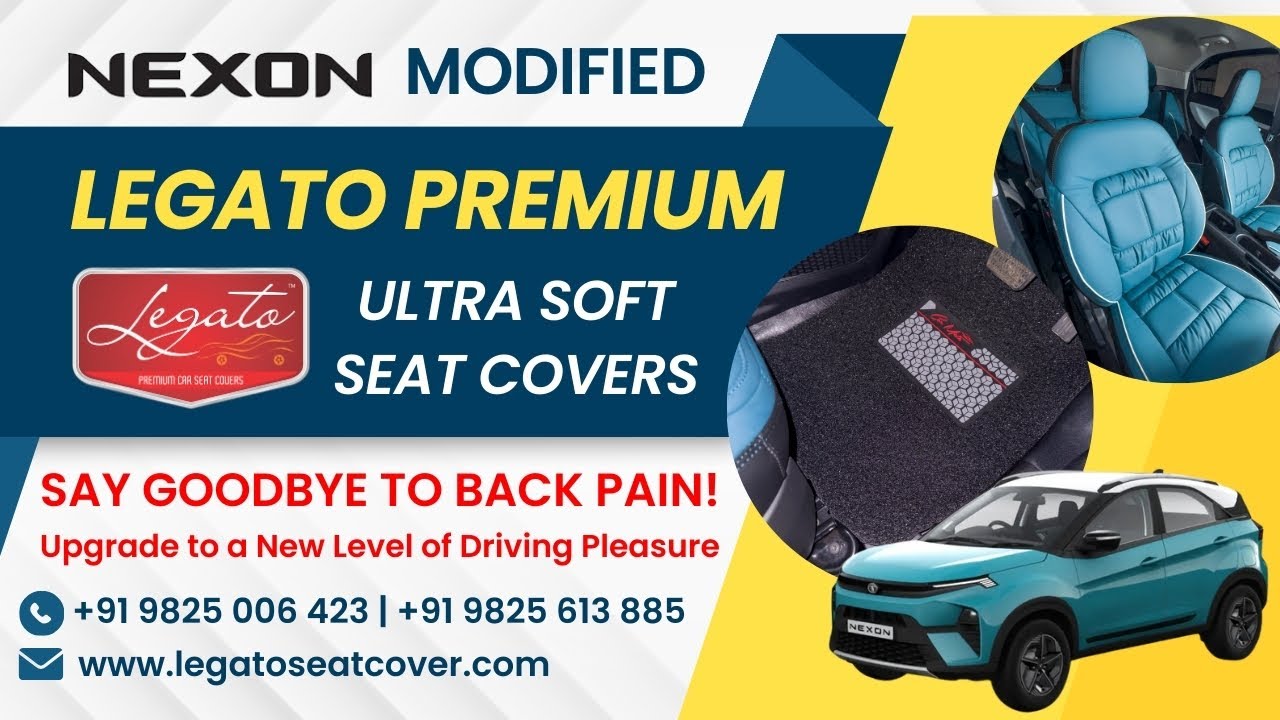 Tata Nexon Best Upgrade From Legato Persian Green Seat Cover 