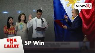 Sen. Win Gatchalian, inihalal na Senate President sa special session | Una Sa Lahat
