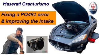 Check Engine Light! Fixing a PO492 error & installing an Intake Sleeve on the Maserati Granturismo