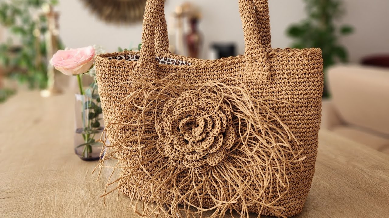 gül çanta yapimi ( canta tarifi ve gul ile puskullerin montelemesi )