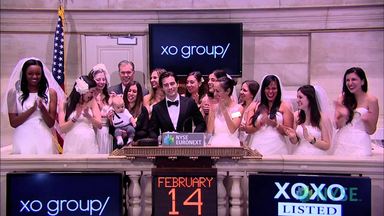 XO Group with Brides and Babies Honor of Valentine's Day