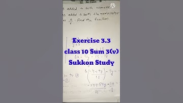 Ex. 3.3 Sum 3(v) class 10#ncertmathsukkonstudy #sukkonstudymathclass10trigonmetry #sukkonstudy