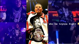 6ix9ine gets confronted by  Gervonta Davis | FULL VIDEO || 69 Throws money at him || confrontation