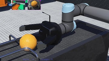Universal Robot Sample in Webots (@cyberboticswebots @UniversalRobotsVideo)