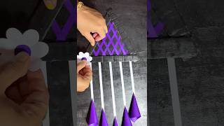 Beautiful Paper Flower Wall Hanging Craft Ideas 🌸 #shorts #craft