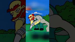 Bart Slathered Ketchup All Over His Head