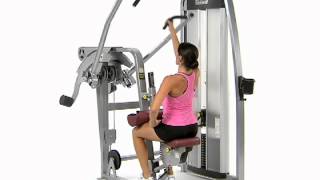 Unilateral, Close Grip Lat Pull  - Cybex Eagle Lat Pull
