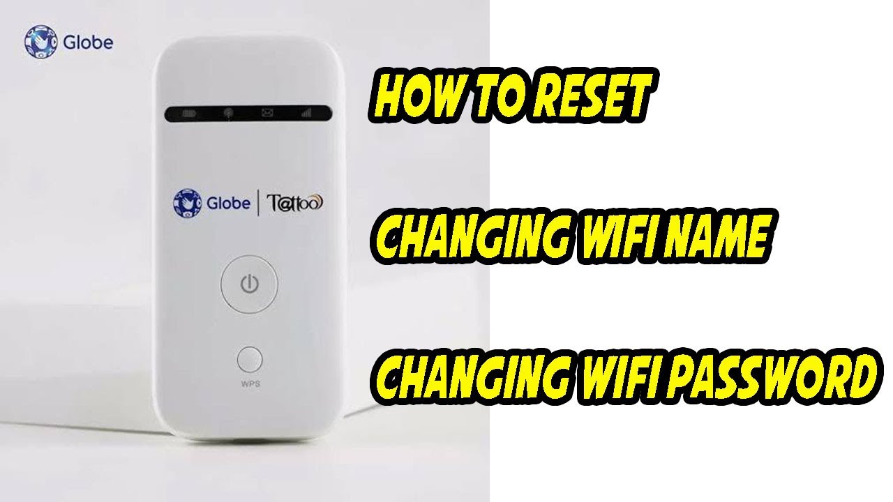 Guide on How to Change Globe Tattoo Pocket WiFi Password