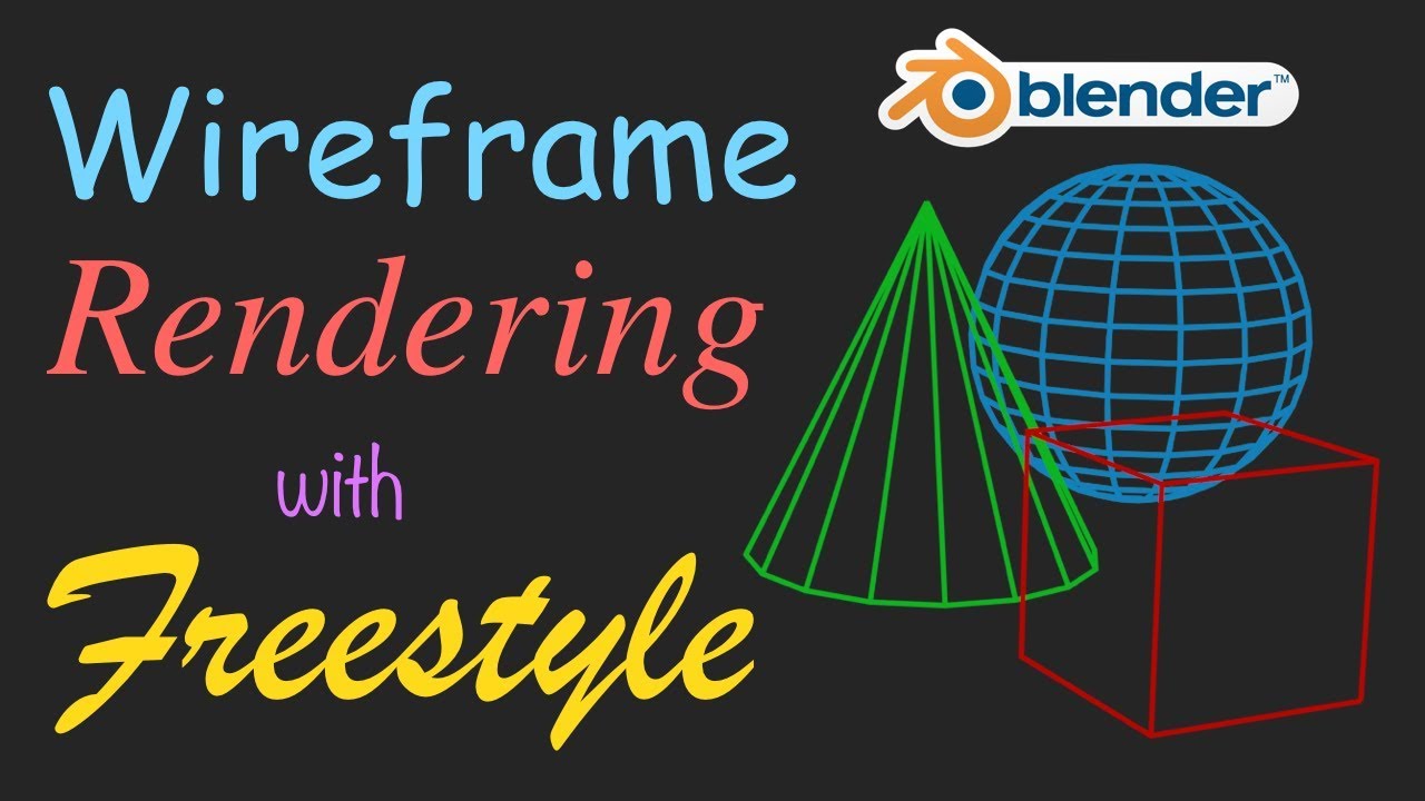 Blender 2.8 : Render Freestyle Composite over Backgrounds -