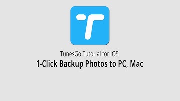 1-Click Backup Photos to PC, Mac |TunesGo for iOS