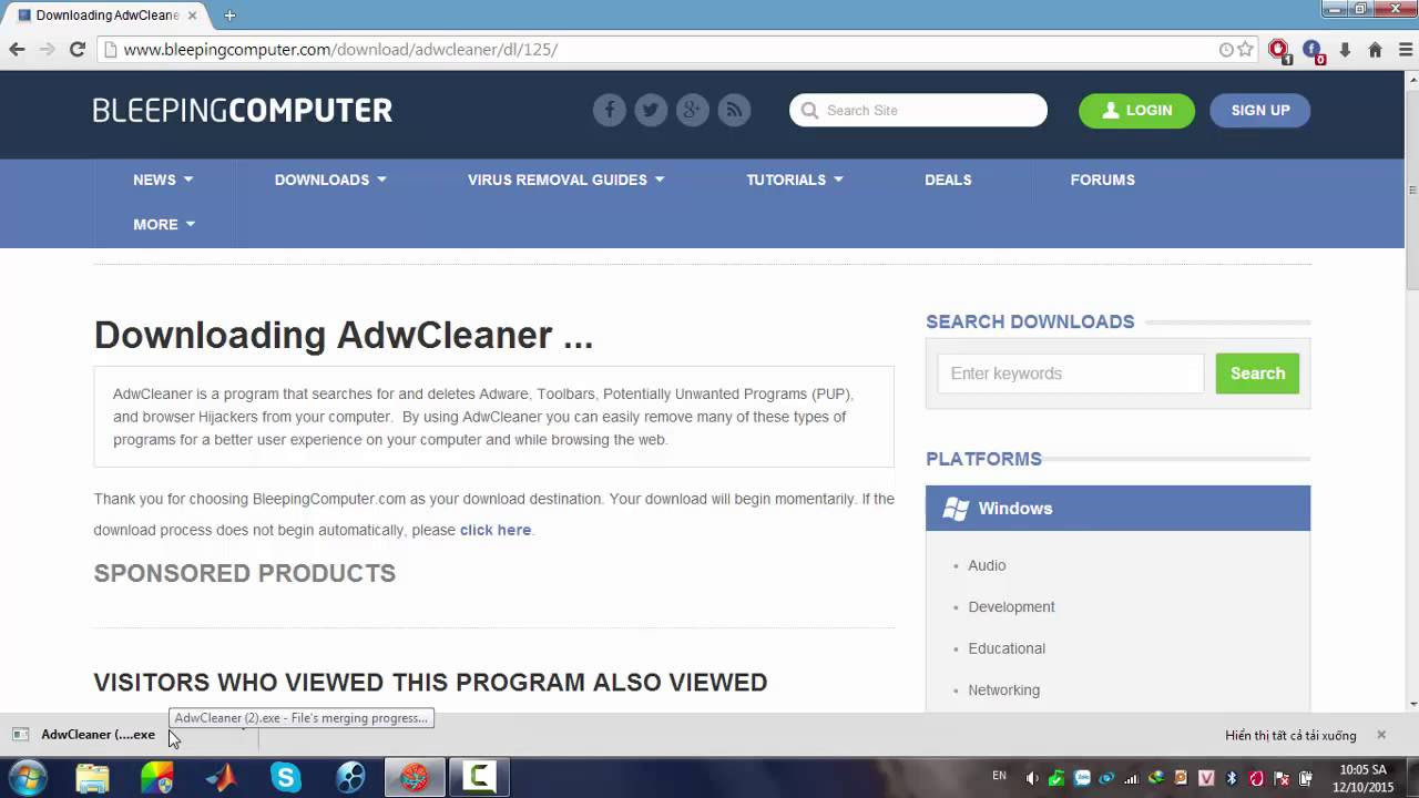 adwcleaner free  2022  Hướng dẫn xoá virus quảng cáo, popup trong 2' bằng Adwcleaner