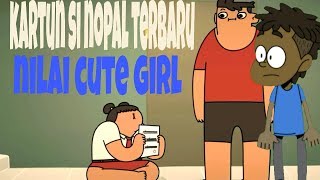 kartun lucu sinopal nilai ulangan cute girl