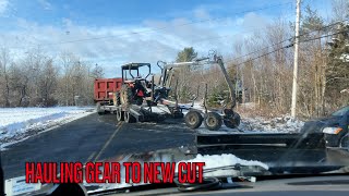 Logging in Winter with a Tractor 2nd Day on New Cut!! by Burnin Gas 5,150 views 4 months ago 15 minutes