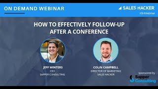 How to Effectively Follow-up After a Conference