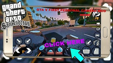 GTA V First Person Driving MOD [1 KB] |GTA SA Android | New Cleo Script GTA SA Android