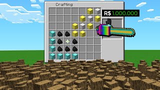 Minecraft: MOTOSSERRA DE R$ 1.000.000 NO MINECRAFT!